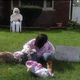 One of the displays in Larethia Haddon’s front yard in Detroit
WJBK screenshot
